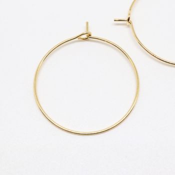 304 Stainless Steel Alka za minđuše 45x40 mm, igla: 0.8 mm- boja Gold ( 2040026 )