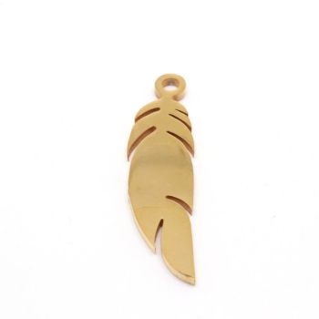 Privezak 304 Stainless steel  25x6x1 mm- boja GOLD ( 207038 )