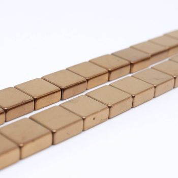 Hematit perle 4x4x2 mm, boja metalik bakar ( 2131240 )