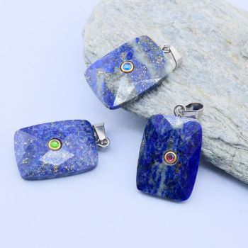 Privezak Prirodni Kamen Lapis Lazuli 29x18 mm...26KP01-G