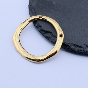 304 Stainless Steel Privezak 40x38 mm/1 kom Gold IP...26SS02-B-G