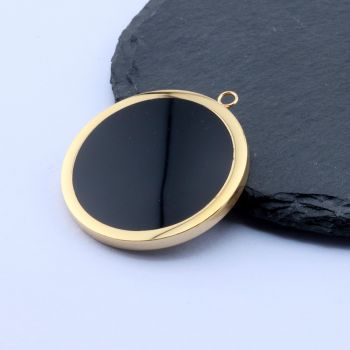 304 Stainless Steel Privezak 39x35 mm/1 kom Gold IP...26SS02-C-G