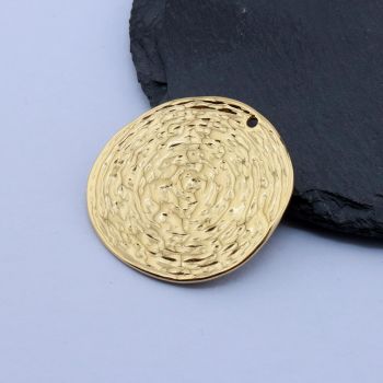 304 Stainless Steel Privezak 35x34 mm/1 kom Gold IP...26SS02-D-G