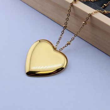 304 Stainless Steel Privezak 32x32 mm/1 kom Gold IP...26SS02-G-G
