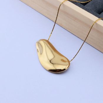 304 Stainless Steel Privezak 45x22 mm/1 kom Gold IP...26SS02-I-G