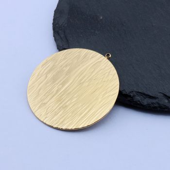 304 Stainless Steel Privezak 40x37.5 mm/1 kom Gold IP...26SS02-J-G