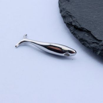 304 Stainless Steel Privezak Riba 25x9 mm/1 kom ...26SS04-A-S