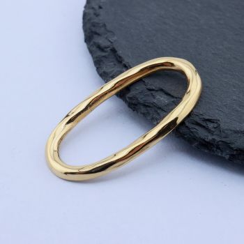 304 Stainless Steel Link 34x18 mm/1 kom Gold IP...26SS04-F-G