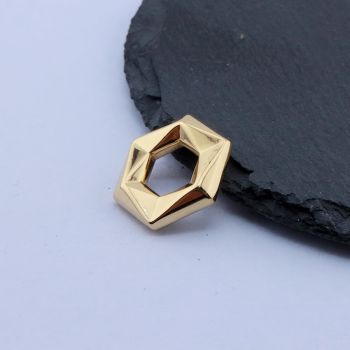304 Stainless Steel Link 21x17 mm/1 kom Gold IP...26SS04-G-G