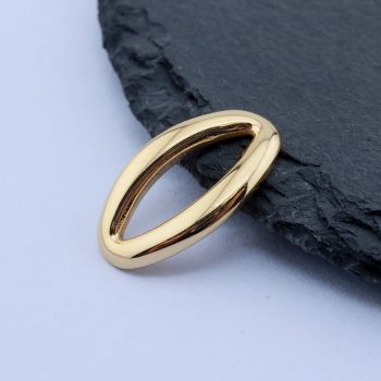 304 Stainless Steel Link 19x11 mm/1 kom Gold IP...26SS05-A-G