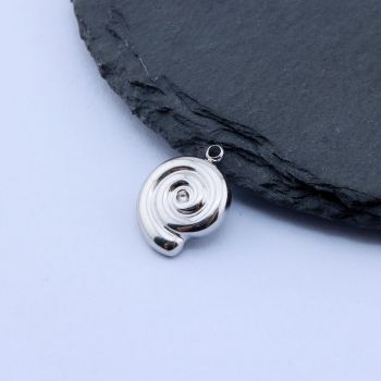 304 Stainless Steel Privezak Školjka 15x12 mm/1 kom ...26SS05-D-S