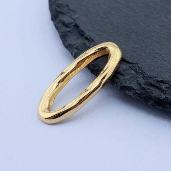 304 Stainless Steel Link 25x11 mm /1 kom Gold IP...26SS05-F-G
