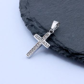 304 Stainless Steel Privezak Krstić 28.5x10 mm/1 kom ...26SS12-S
