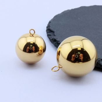 304 Stainless Steel Privezak 30x25 mm/1 kom Gold IP...26SS13-G