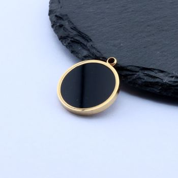 304 Stainless Steel privezak 20.5x18mm/1 kom Gold IP...26SS23-C-G
