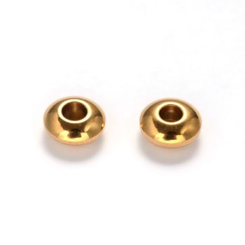 304 Stainless Steel razdelnici 6 x 3 mm- boja zlata ( 28100 )