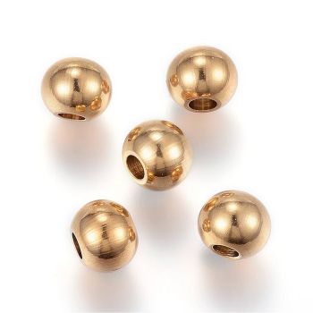 304 Stainless Steel razdelnici 6x5mm- boja zlata ( 28102 )