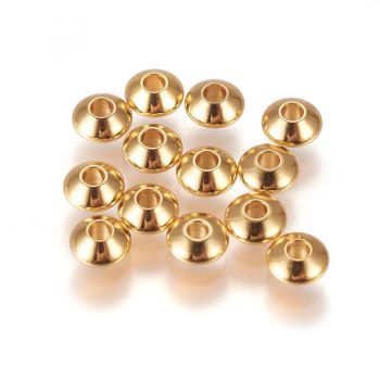 304 Stainless Steel razdelnici 5,5x3mm- boja zlata ( 28103 )