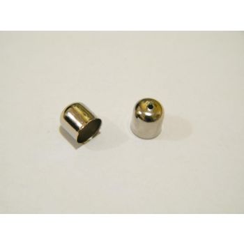 Metalni završetak sa rupom 10x10mm , boja inoxa (302S)