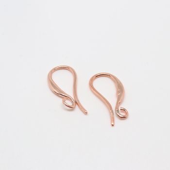 Pozlata Udice za Minđuše Rose Gold 15x9 mm (  331013 )