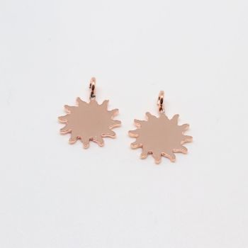 Privezak sunce Rose Gold 13x11 mm (  331014 )