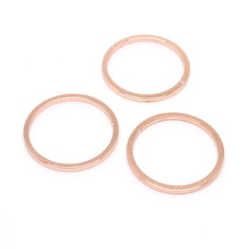 Mesing Alke 16x1.2 mm, pozlata Rose Gold   (  331069 )