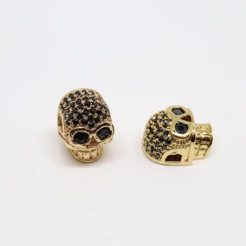 Perla pozlata+CZ  Yellow Gold 12x10x7mm (  332002 )