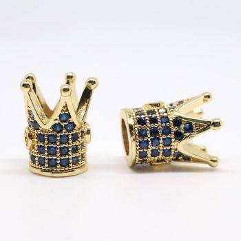 Perla Kruna 12x10 mm pozlata Yellow Gold+CZ  (  332005 )