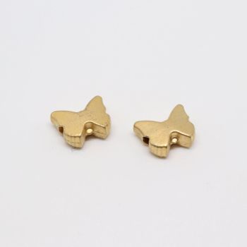 Perla mat pozlata Yellow gold 8x6x3 mm (  332030 )