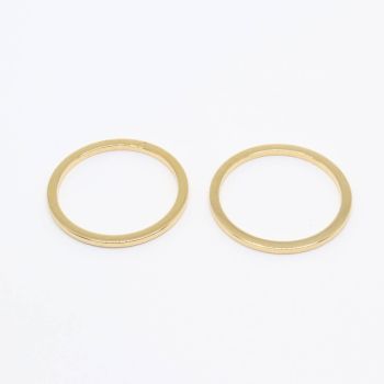 Ukrasna alka pozlata Yellow gold 20x1 mm (  332037 )