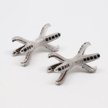 Perla Rodijum+CZ   21x10 mm (  333001 )