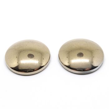 Kabašon 20 mm  Hemtit - metalik zlatna   ( 3400034 )
