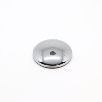 Kabašon 20 mm  Hemtit - metalik srebro   ( 3400035 )