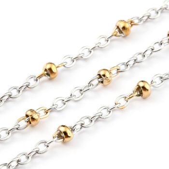 304 Stainless steel lanac 3x2x1mm ...SSL-B001-15