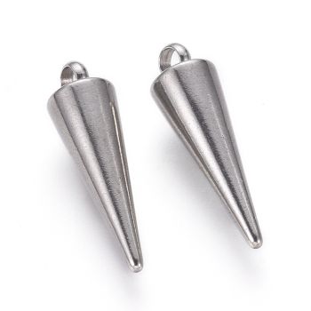 304 Stainless Steel Privezak Spike 18x5mm/5 kom ...G214-47P-01
