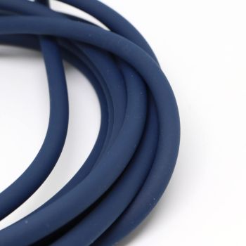 Kaučuk šuplji 5 mm- rupa 3.5mm, boja teget  ( 710100 )