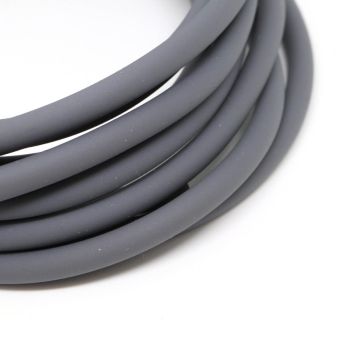 Kaučuk šuplji 5 mm- rupa 3.5mm, boja siva ( 710104 )