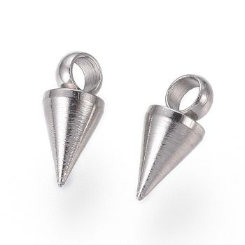 304 Stainless Steel Privezak Spike 7.5x3 mm/20 kom ...G214-47P-04