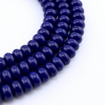 Staklene perle Donat-Abacus 8x5mm...25SP34-#41