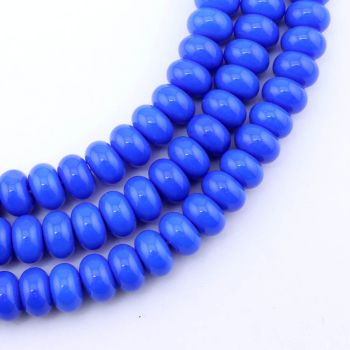 Staklene perle Donat-Abacus 8x5mm...25SP34-#40