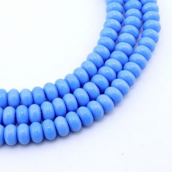 Staklene perle Donat-Abacus 8x5mm...25SP34-#39