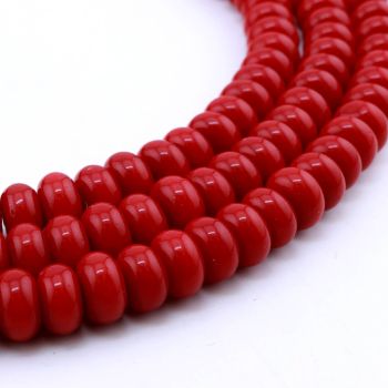 Staklene perle Donat-Abacus 8x5mm...25SP34-#19