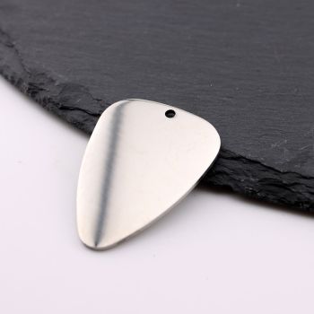 Stainless Steel privezak 29x40x1 mm, rupa 2mm (23SSK11A)