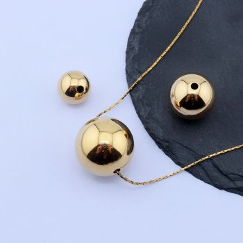 304 Stainless Steel Perla 20x20 mm/1 kom Gold IP...26SS17-G