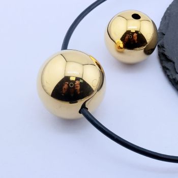 304 Stainless Steel Perla 30x30 mm/1 kom Gold IP...26SS20-G