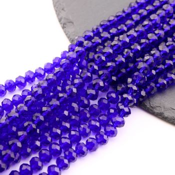 Brušene staklene perle 8x6mm  (23SP07/8009)