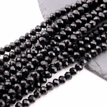 Brušene staklene perle 8x6mm  (23SP07/8002)