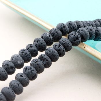 Vulkanska Lava Abacus 8x5 mm...JDXSP06-80