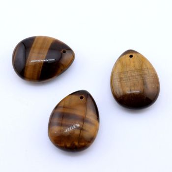Privezak prirodni kamen Tigrovo Oko -Suza 18*23 mm ...25KP05-02