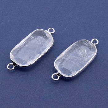 Konektor prirodni kamen Gorski Kristal- 15*35x5 mm...25KP16-05